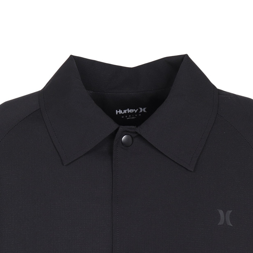 ハーレー（HURLEY）（メンズ）ファントム ウーブン コーチ ジャケット MCBR242068-BLK