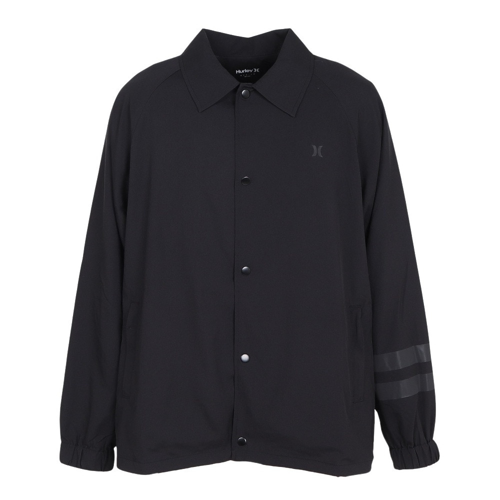 ハーレー（HURLEY）（メンズ）ファントム ウーブン コーチ ジャケット MCBR242068-BLK