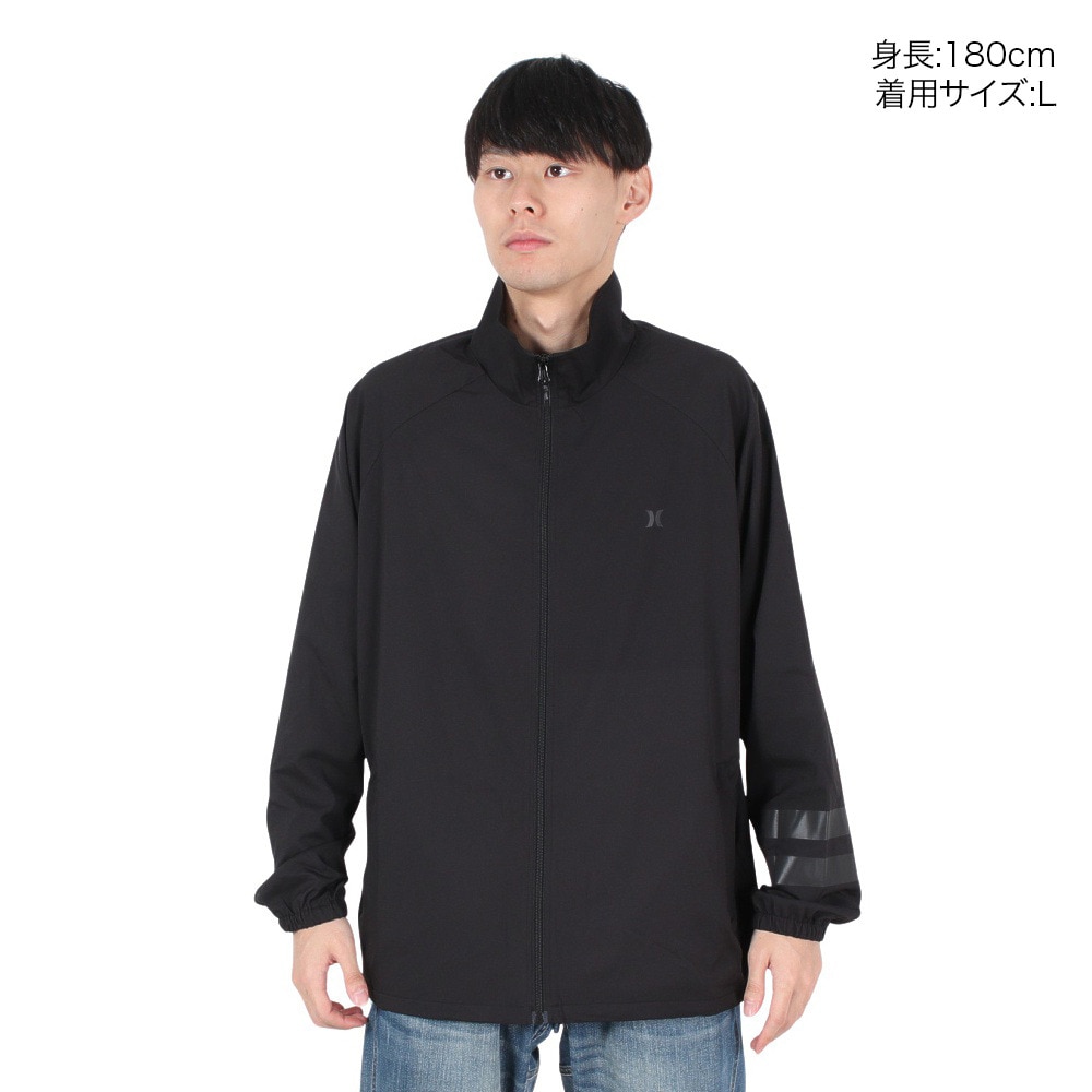 ハーレー（HURLEY）（メンズ）ファントム ウーブン トラックジャケット MCBR242069-BLK