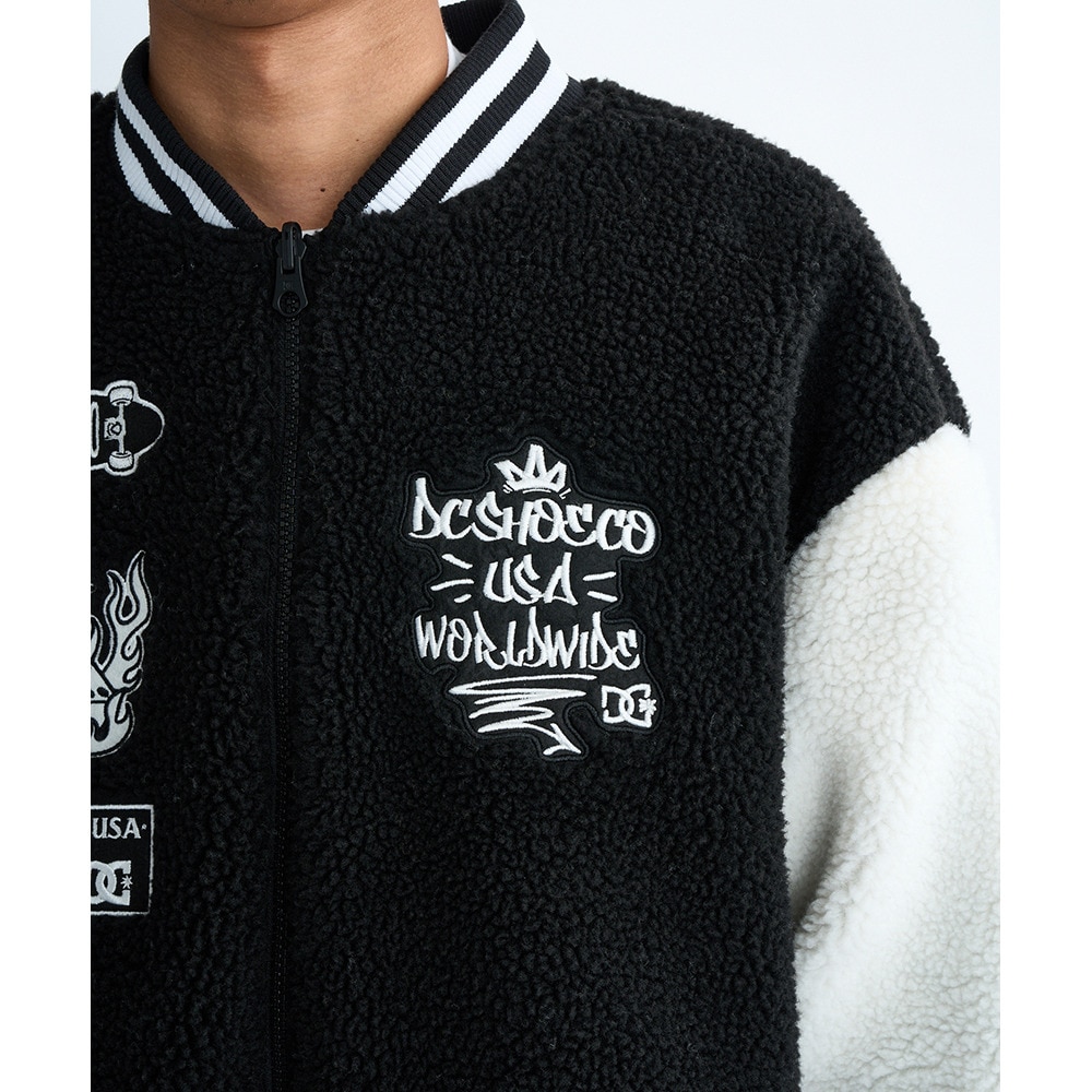 ディーシーシューズ（DC SHOES）（メンズ）リバーシブル スタンド ジャケット 25FWDJK254023BKN