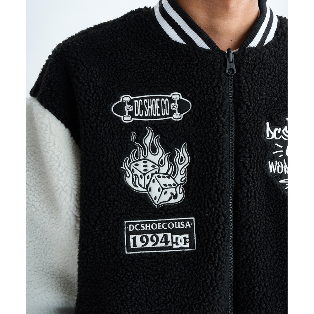 ディーシーシューズ（DC SHOES）（メンズ）リバーシブル スタンド ジャケット 25FWDJK254023BKN