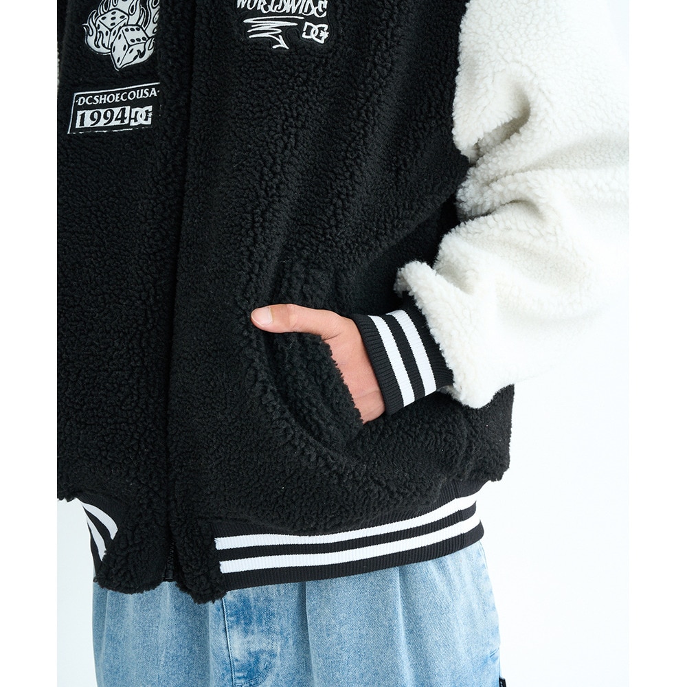 ディーシーシューズ（DC SHOES）（メンズ）リバーシブル スタンド ジャケット 25FWDJK254023BKN