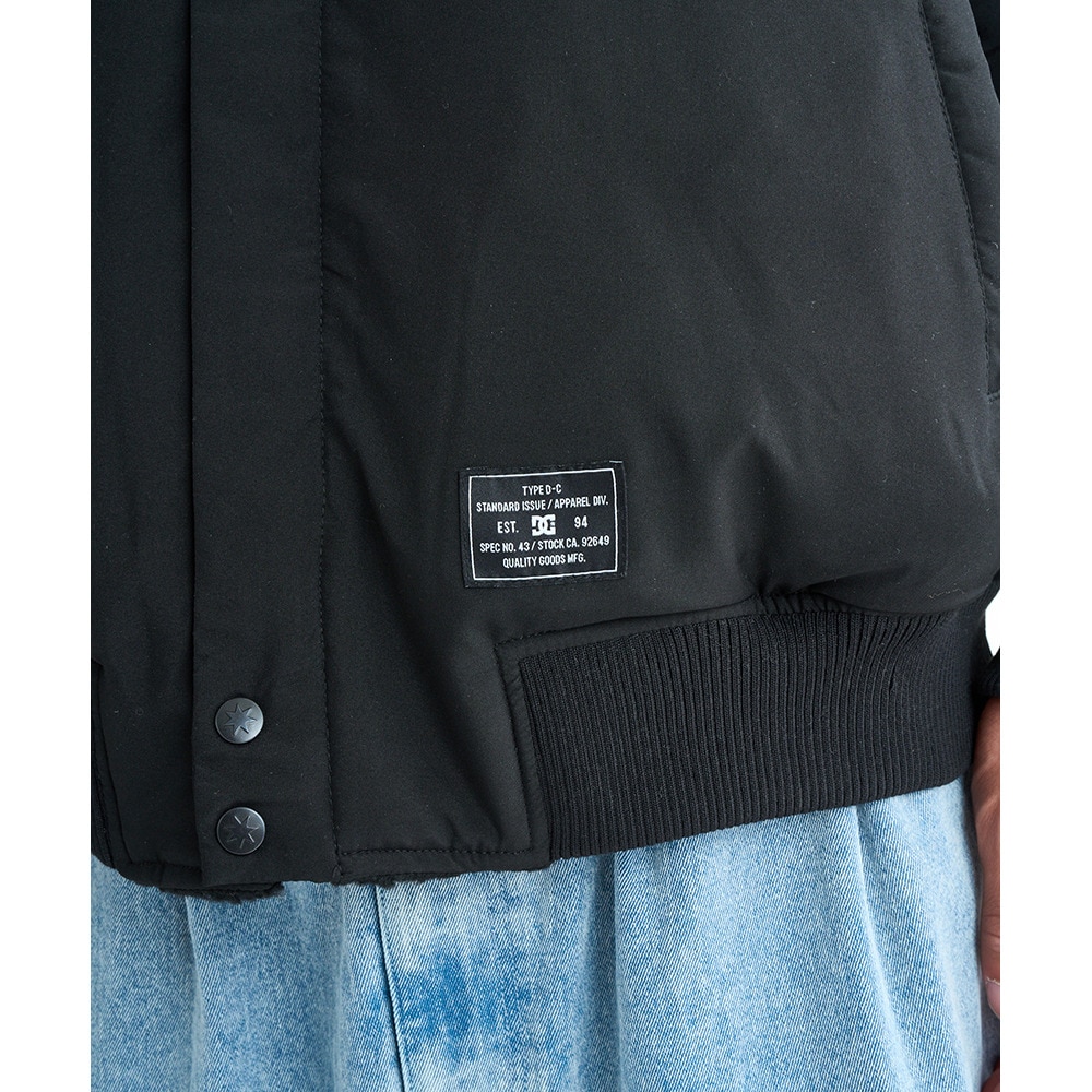 ディーシーシューズ（DC SHOES）（メンズ）リバーシブル スタンド ジャケット 25FWDJK254023BKN