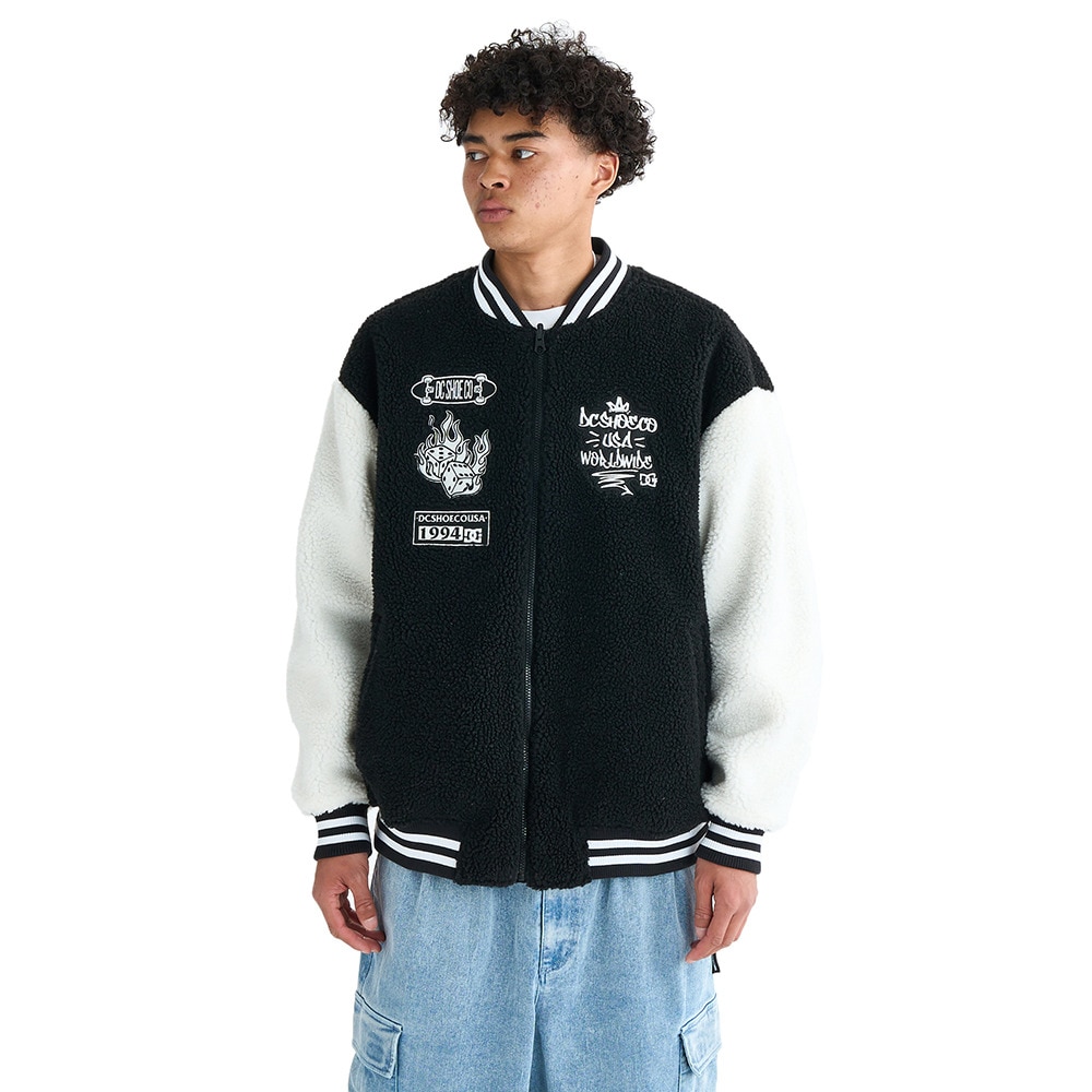 ディーシーシューズ（DC SHOES）（メンズ）リバーシブル スタンド ジャケット 25FWDJK254023BKN
