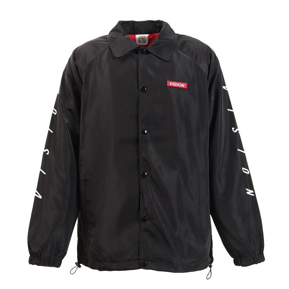  バックプリント入りコーチジャケット 9723101-01BLK アウター