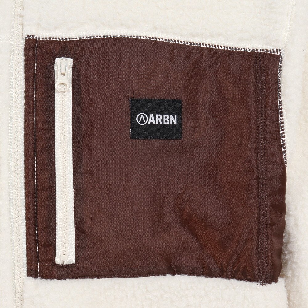 エーアールビーエヌ（ARBN）（メンズ）ボアジャケット ARBN21aw-006-BRN