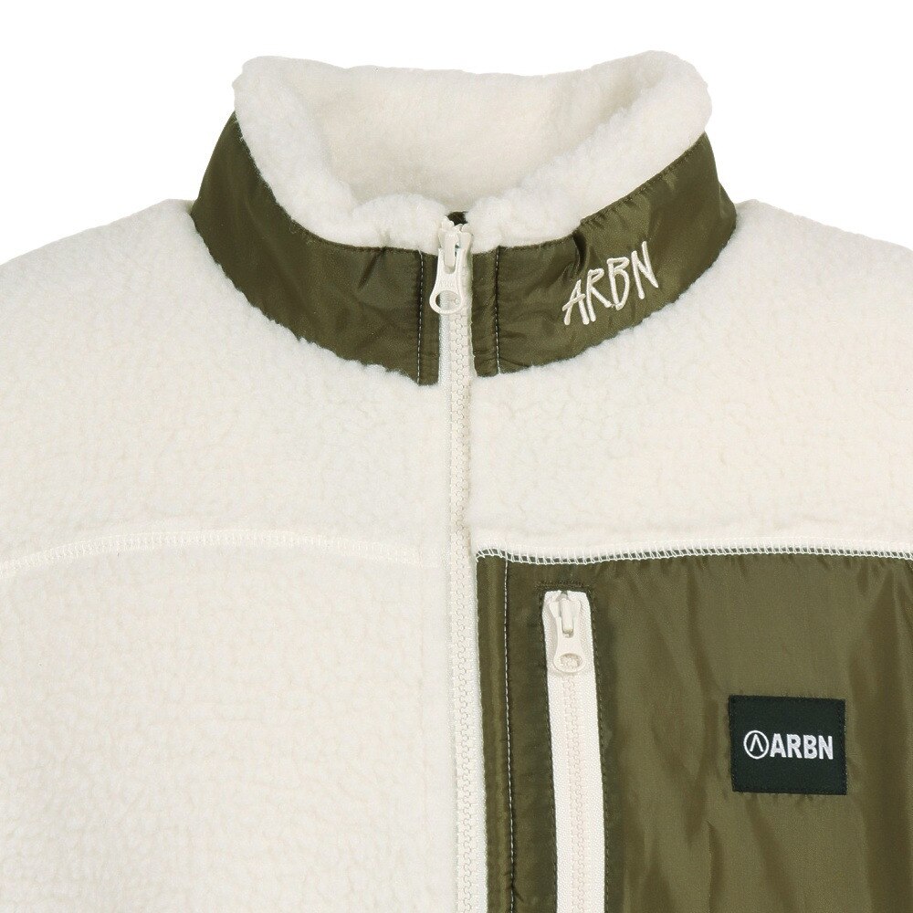 エーアールビーエヌ（ARBN）（メンズ）ボアジャケット ARBN21aw-006-OLV