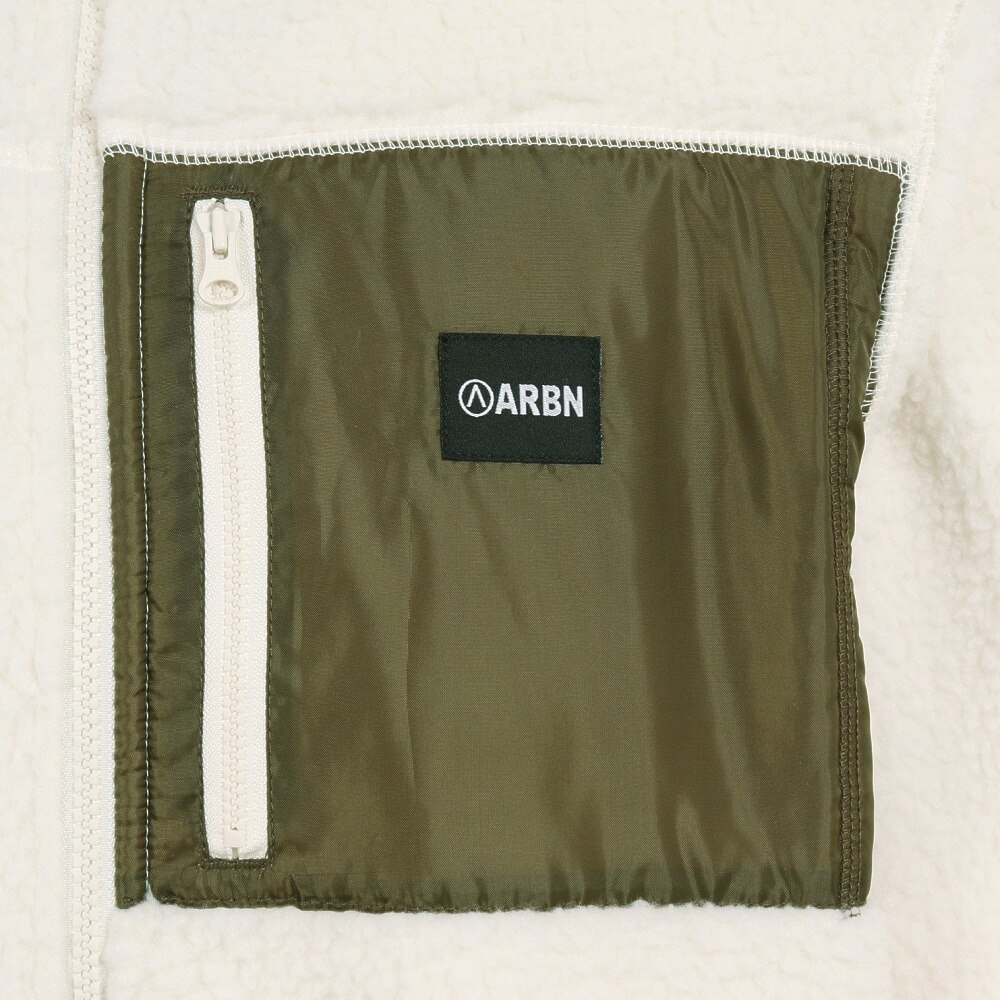 エーアールビーエヌ（ARBN）（メンズ）ボアジャケット ARBN21aw-006-OLV