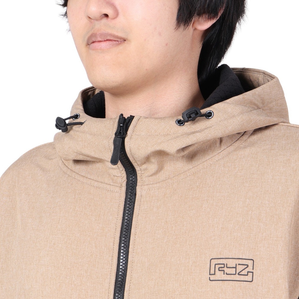 ライズ（RYZ）（メンズ）MFX BONDED ジップ パーカー RZ10EG23FW0007 BEG