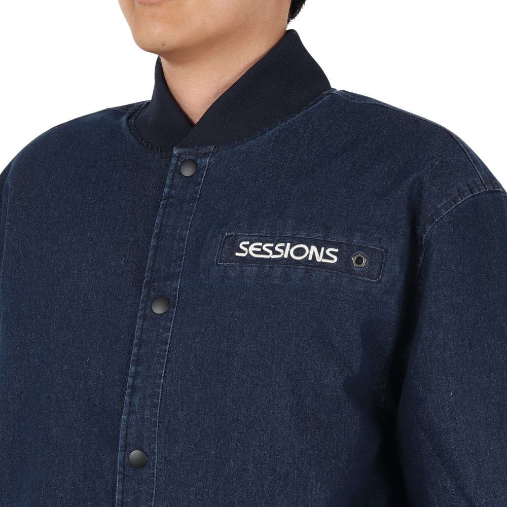 セッションズ（SESSIONS）（メンズ）DENIM BOMBER ジャケット 237194 IBLU