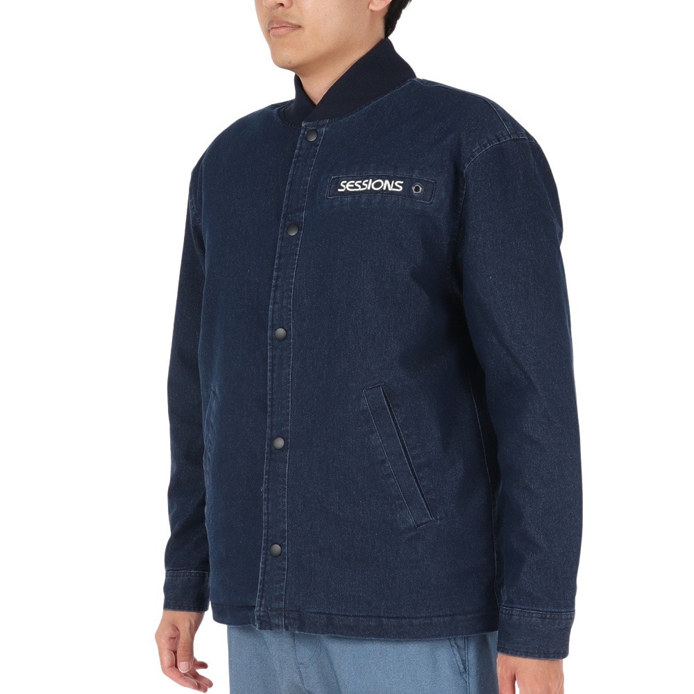 セッションズ（SESSIONS）（メンズ）DENIM BOMBER ジャケット 237194 IBLU