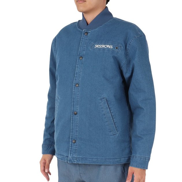 237194 セッションズ(SESSIONS)(メンズ)DENIM BOMBER ジャケット 237194 LBLU | アウトドア・キャンプ用品はエルブレス