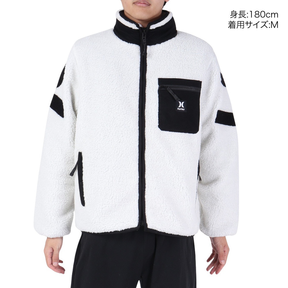 ハーレー（HURLEY）（メンズ）シェルパボア ジャケット MJK2312028-OWHT