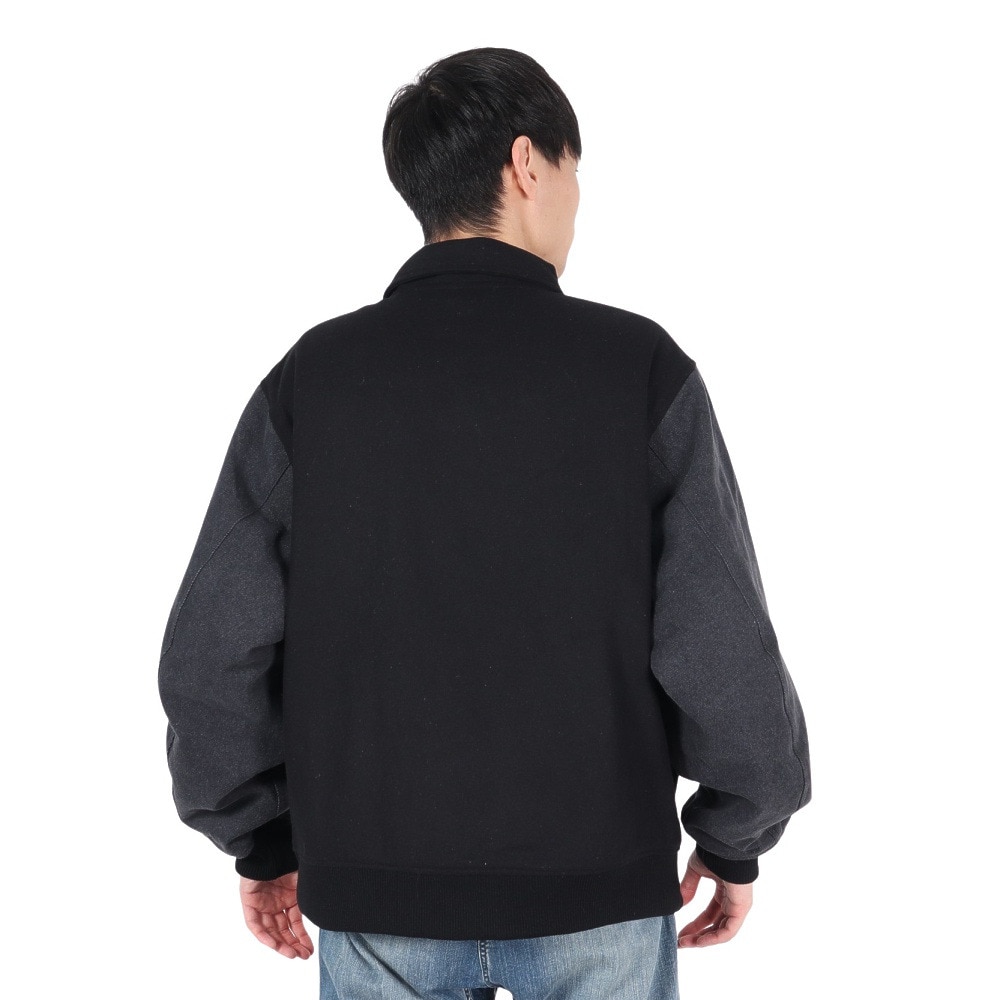 ハーレー（HURLEY）（メンズ）デニム ヴァーシティー ジャケット MCJK242016-BLK