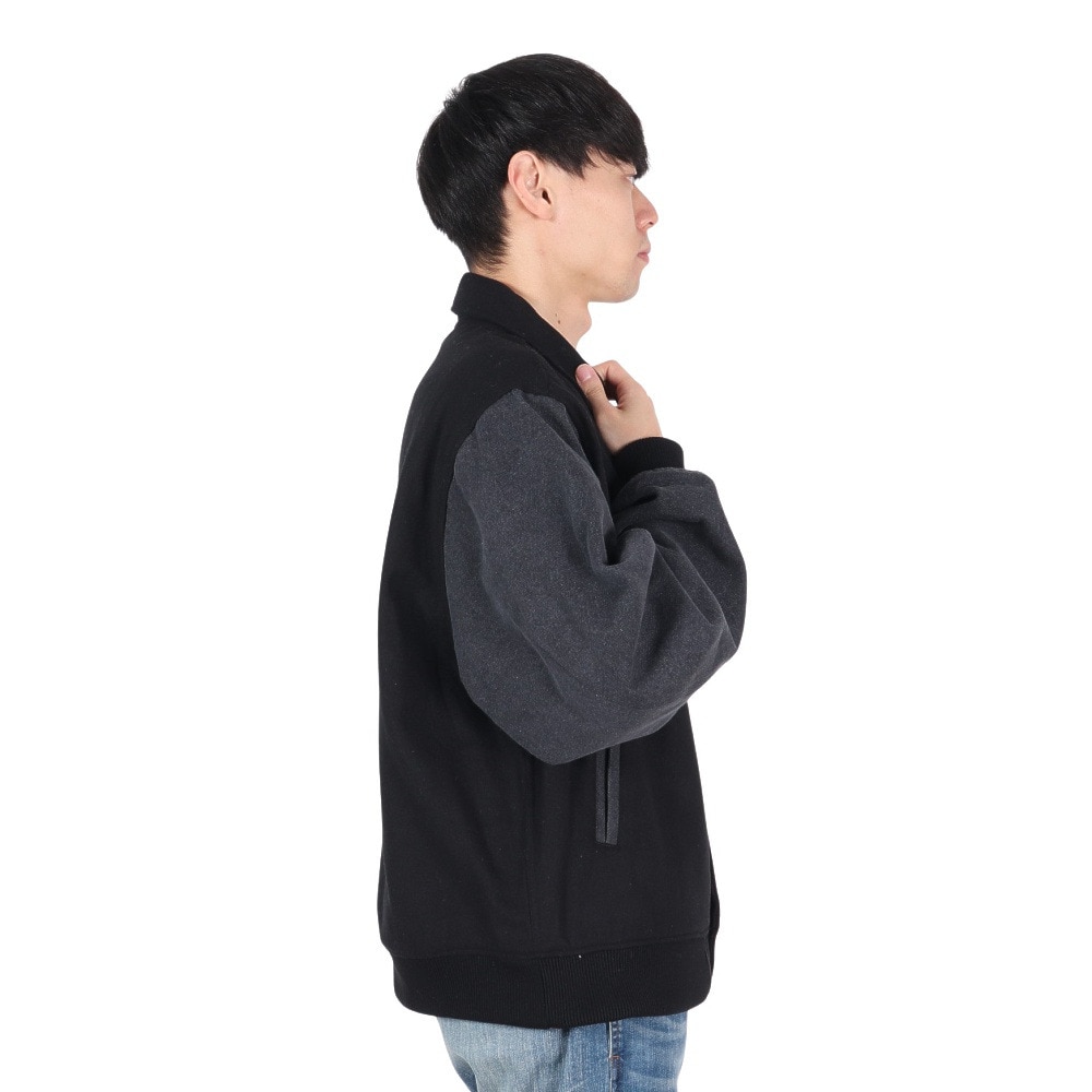 ハーレー（HURLEY）（メンズ）デニム ヴァーシティー ジャケット MCJK242016-BLK