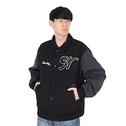 (メンズ)デニム ヴァーシティー ジャケット MCJK242016-BLK