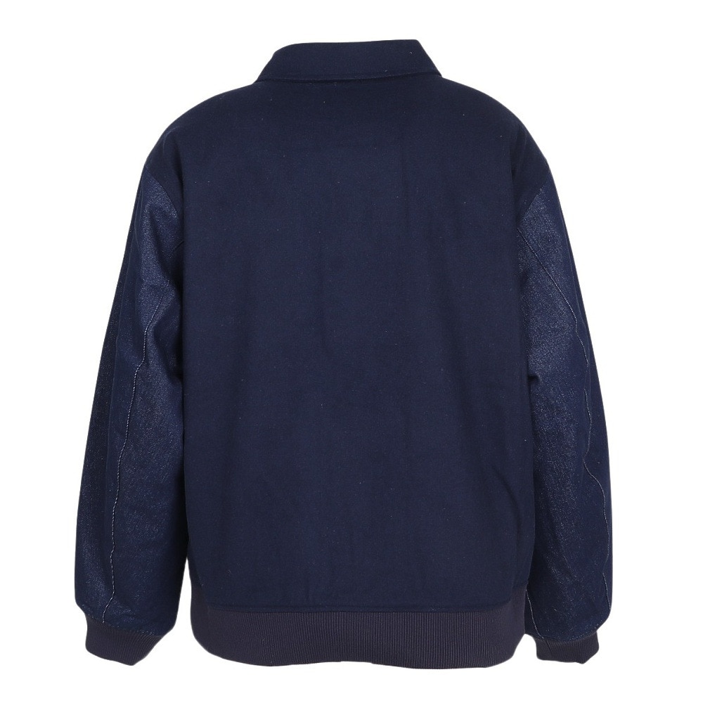 ハーレー（HURLEY）（メンズ）デニム ヴァーシティー ジャケット MCJK242016-NVY