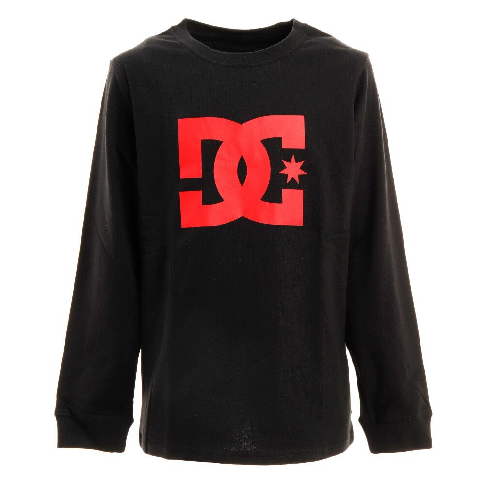 Tシャツ ジュニア 長袖 19 KD STAR LS キッズ ロゴ クルーネック 19FW7425J988BLK オンライン価格