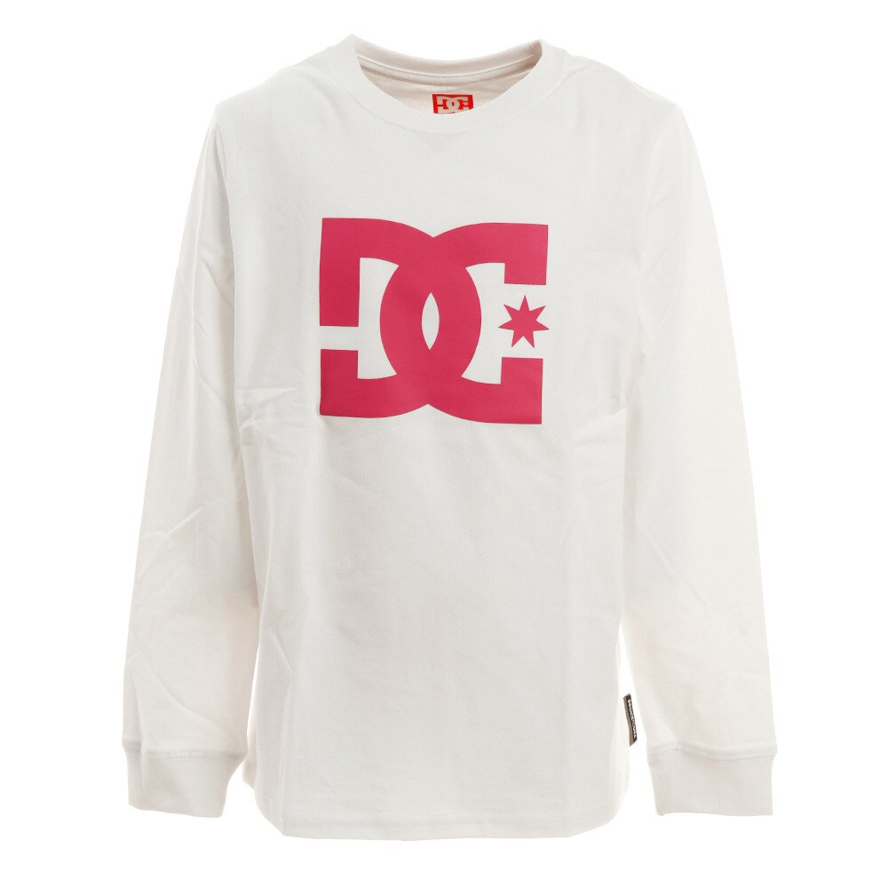 Tシャツ ジュニア 長袖 19 KD STAR LS キッズ ロゴ クルーネック 19FW7425J988WHT オンライン価格