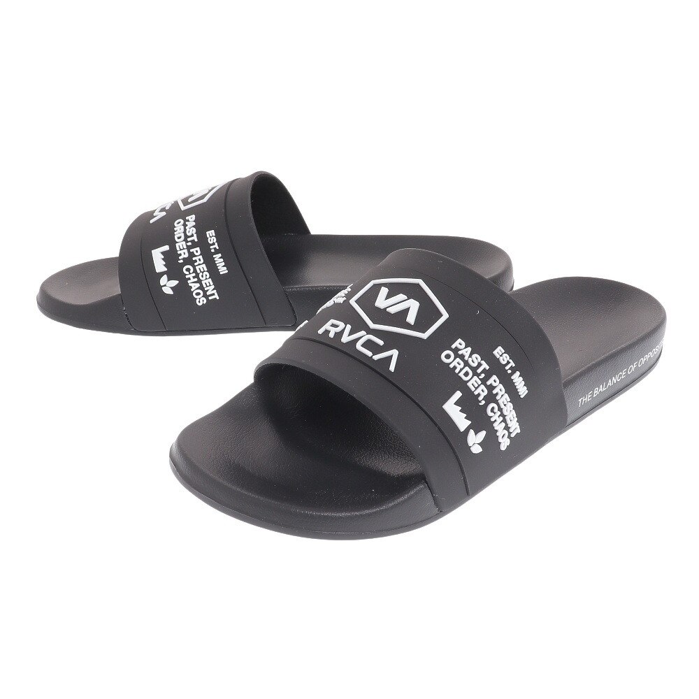 ルーカ（RVCA）（メンズ）サンダル メンズ CHANMAIL SHOWER SLIDE  BD041976 BLK