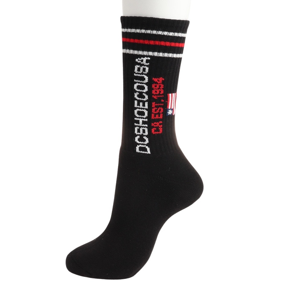 ディーシーシューズ（DC SHOES）（メンズ）23 CORPOLATE ソックス 23SPDSO231214BLK