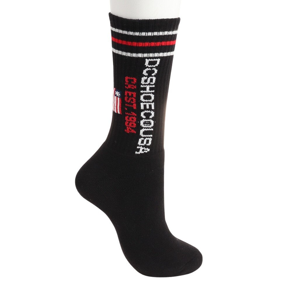 ディーシーシューズ（DC SHOES）（メンズ）23 CORPOLATE ソックス 23SPDSO231214BLK