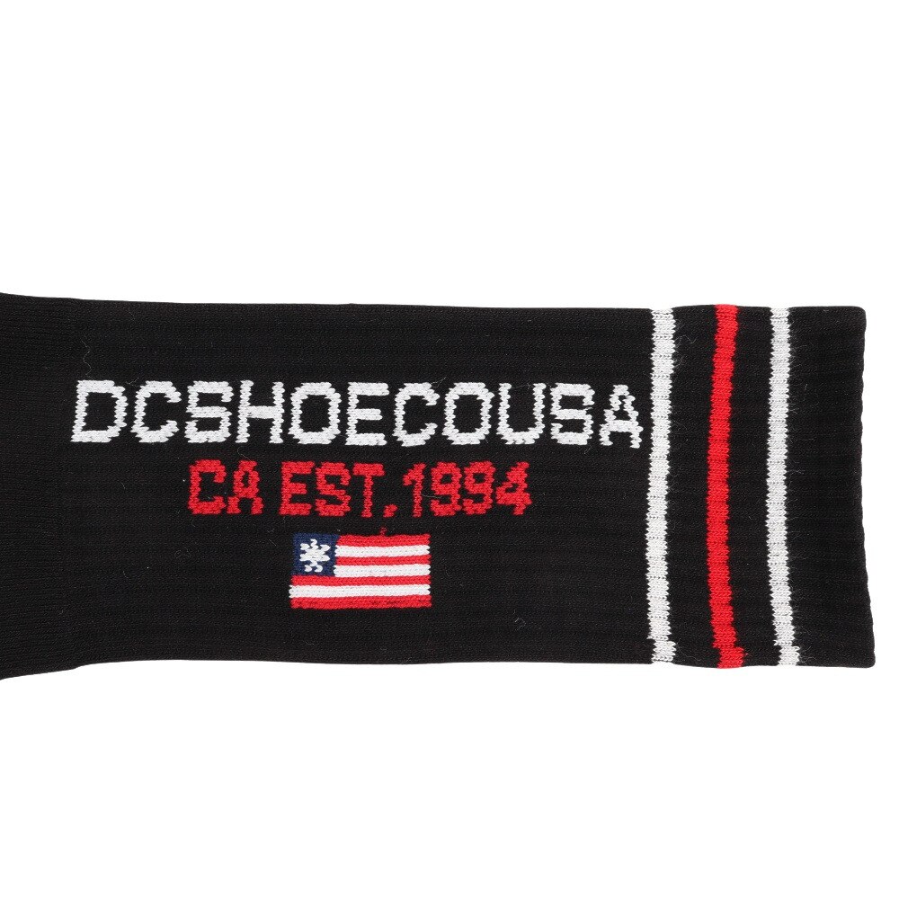 ディーシーシューズ（DC SHOES）（メンズ）23 CORPOLATE ソックス 23SPDSO231214BLK
