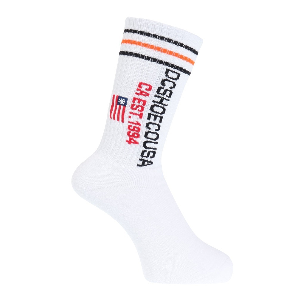 ディーシーシューズ（DC SHOES）（メンズ）23 CORPOLATE ソックス 23SPDSO231214WHT