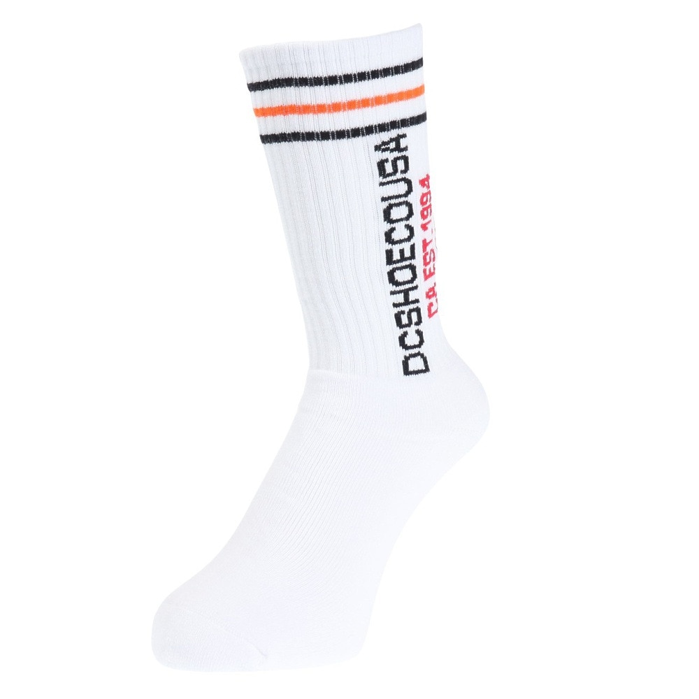 ディーシーシューズ（DC SHOES）（メンズ）23 CORPOLATE ソックス 23SPDSO231214WHT