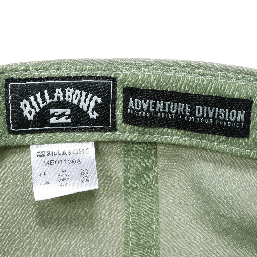 ビラボン（BILLABONG）（メンズ）ADIV FIELD キャップ BE011963 SAG