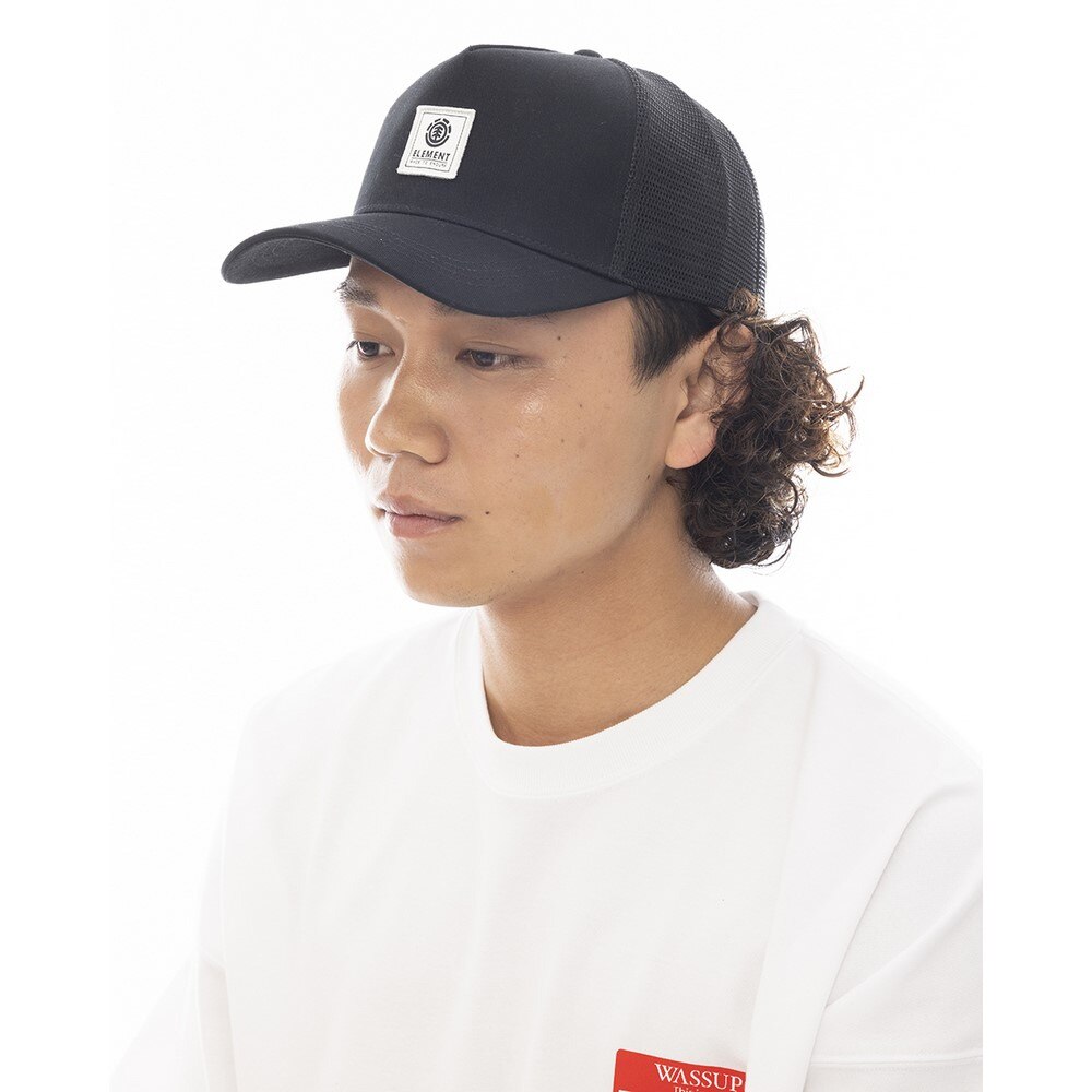エレメント（ELEMENT）（メンズ、レディース）パッチメッシュ キャップ BF021912 FBK