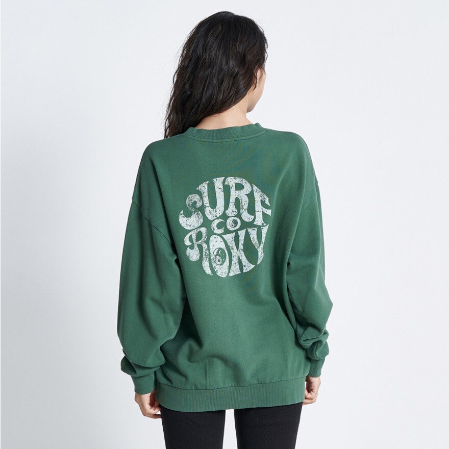 ロキシー（ROXY）（レディース）SURF CO ROXY バックプリント スウェットトップ 22FWRPO224015GRN