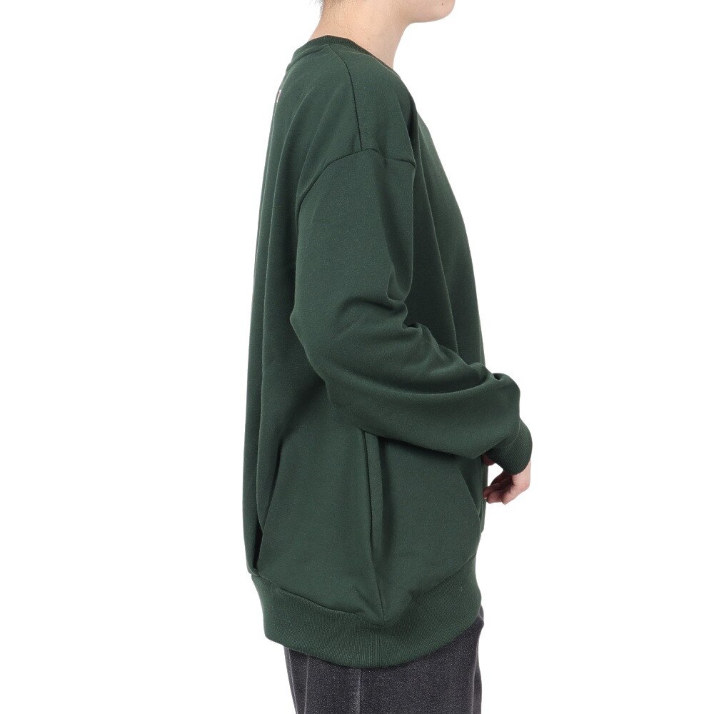 SLYDE（SLYDE）（レディース）長袖 裾タック スウエット SL2022AWLAPP002GRN