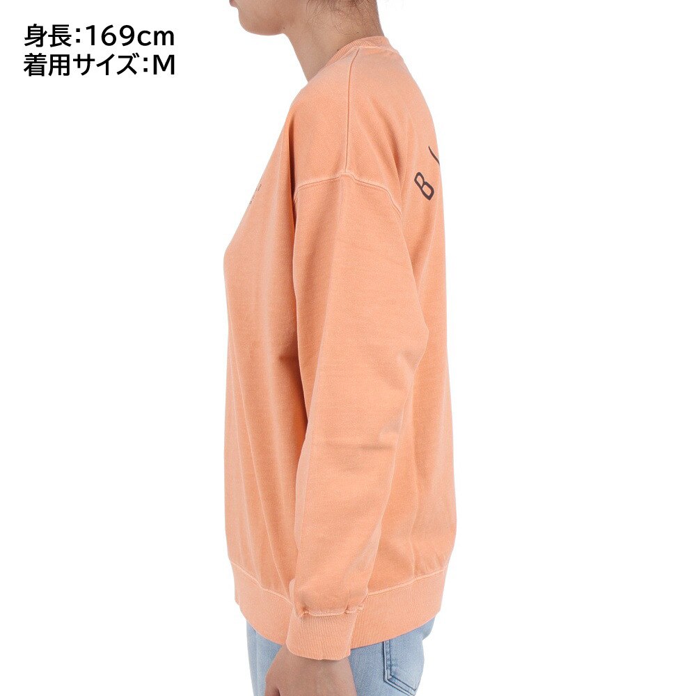 ビラボン（BILLABONG）（レディース）ARCH CLEAN ロゴ トレーナー BD014001 NGP0