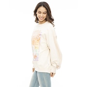 ビラボン（BILLABONG）（レディース）BALLOON SLV GRAPHIC LIGHT SWEAT CREW クルーネックトレーナー BD014002 ANW