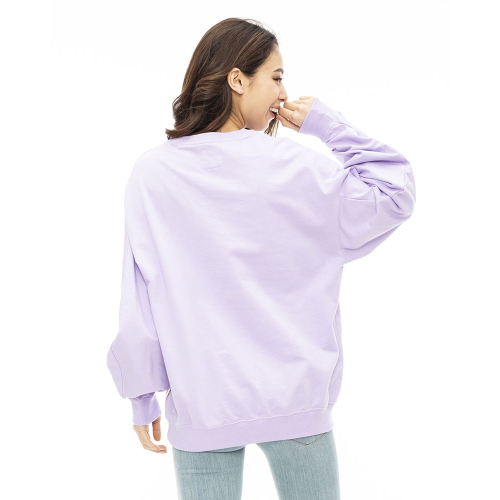 ビラボン（BILLABONG）（レディース）BALLOON SLV GRAPHIC LIGHT SWEAT CREW クルーネックトレーナー BD014002 PNG0
