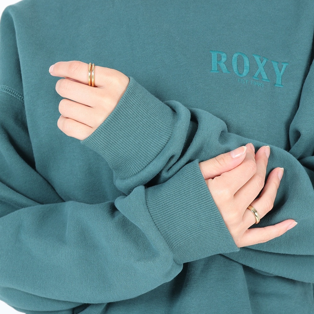 ロキシー（ROXY）（レディース）JIVY プルオーバースウェットトップ 23FWRPO234020GRN