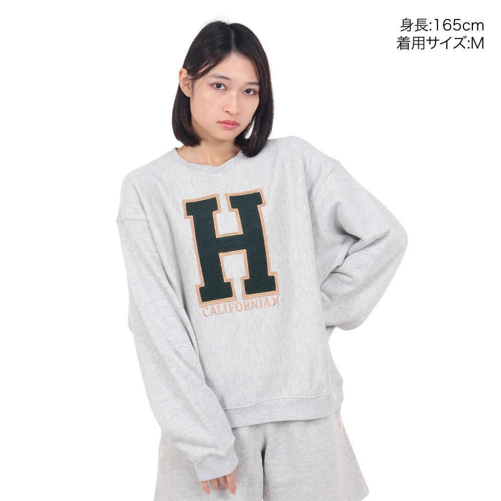 ハーレー（HURLEY）（レディース）テリー オーバーサイズ クルー スウェット トレーナー 23 WFL2200001-AGHT
