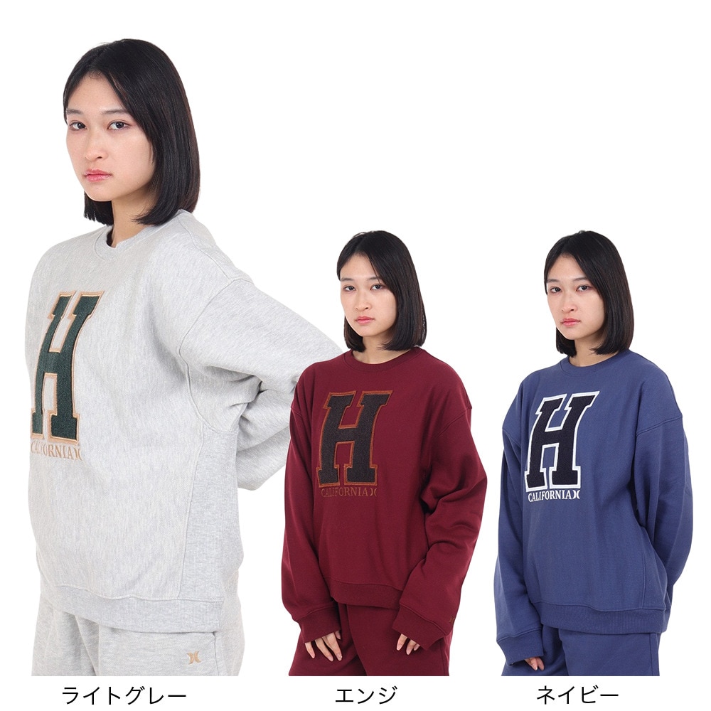 ハーレー（HURLEY）（レディース）テリー オーバーサイズ クルー スウェット トレーナー 23 WFL2200001-MAR