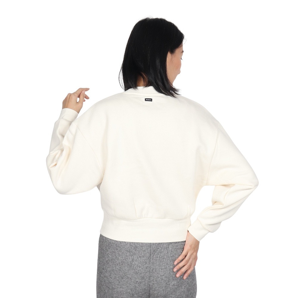 ルーカ（RVCA）（レディース）CLOUDY RVCA CREW トレーナー BE044007 CLO