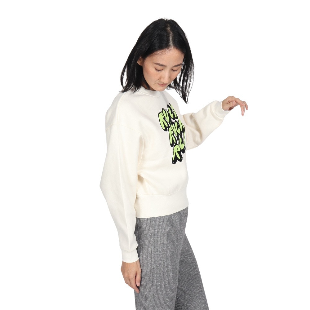 ルーカ（RVCA）（レディース）CLOUDY RVCA CREW トレーナー BE044007 CLO