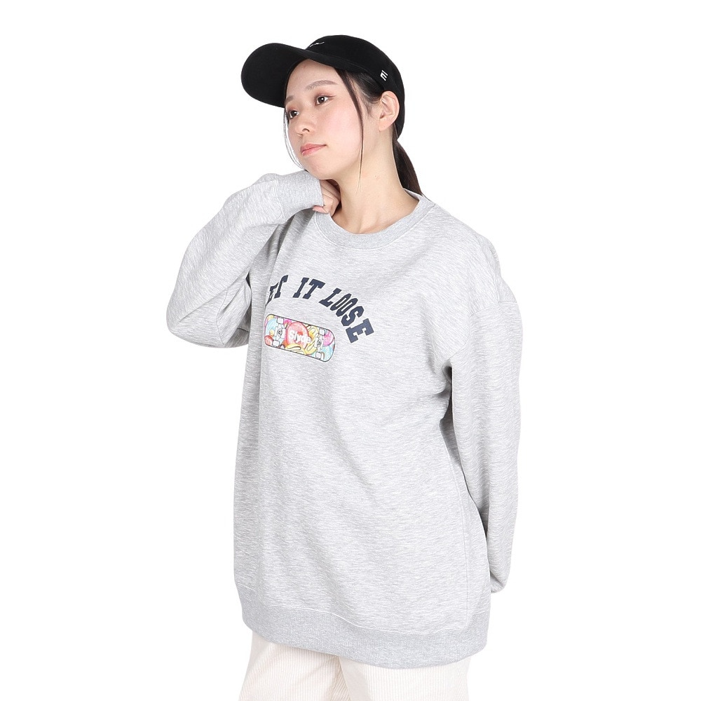 スライド（SLYDE）（レディース）RELAXED クルー スウェットシャツ SL24FWL-APP003LGRY