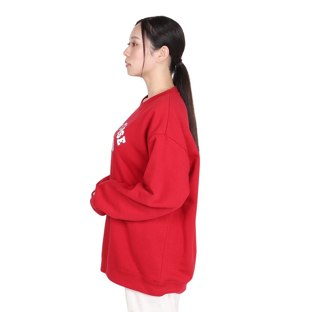 スライド（SLYDE）（レディース）RELAXED クルー スウェットシャツ SL24FWL-APP003RED