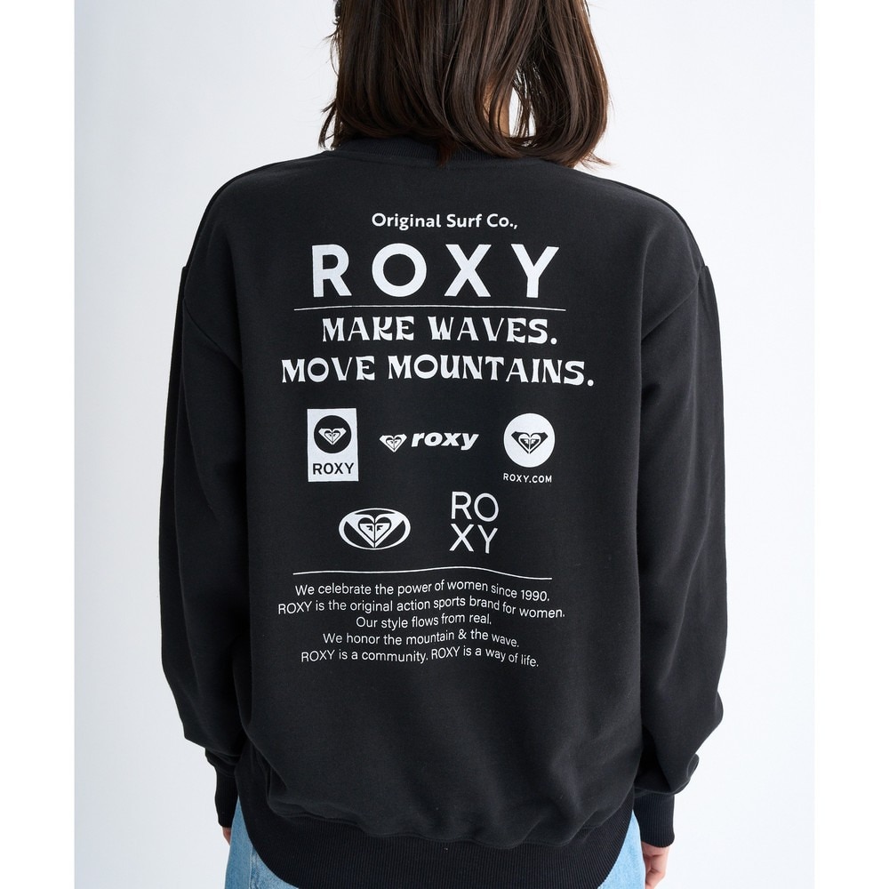 ロキシー（ROXY）（レディース）HISTORICAL ロゴ プルオーバー 25FWRPO254026BLK
