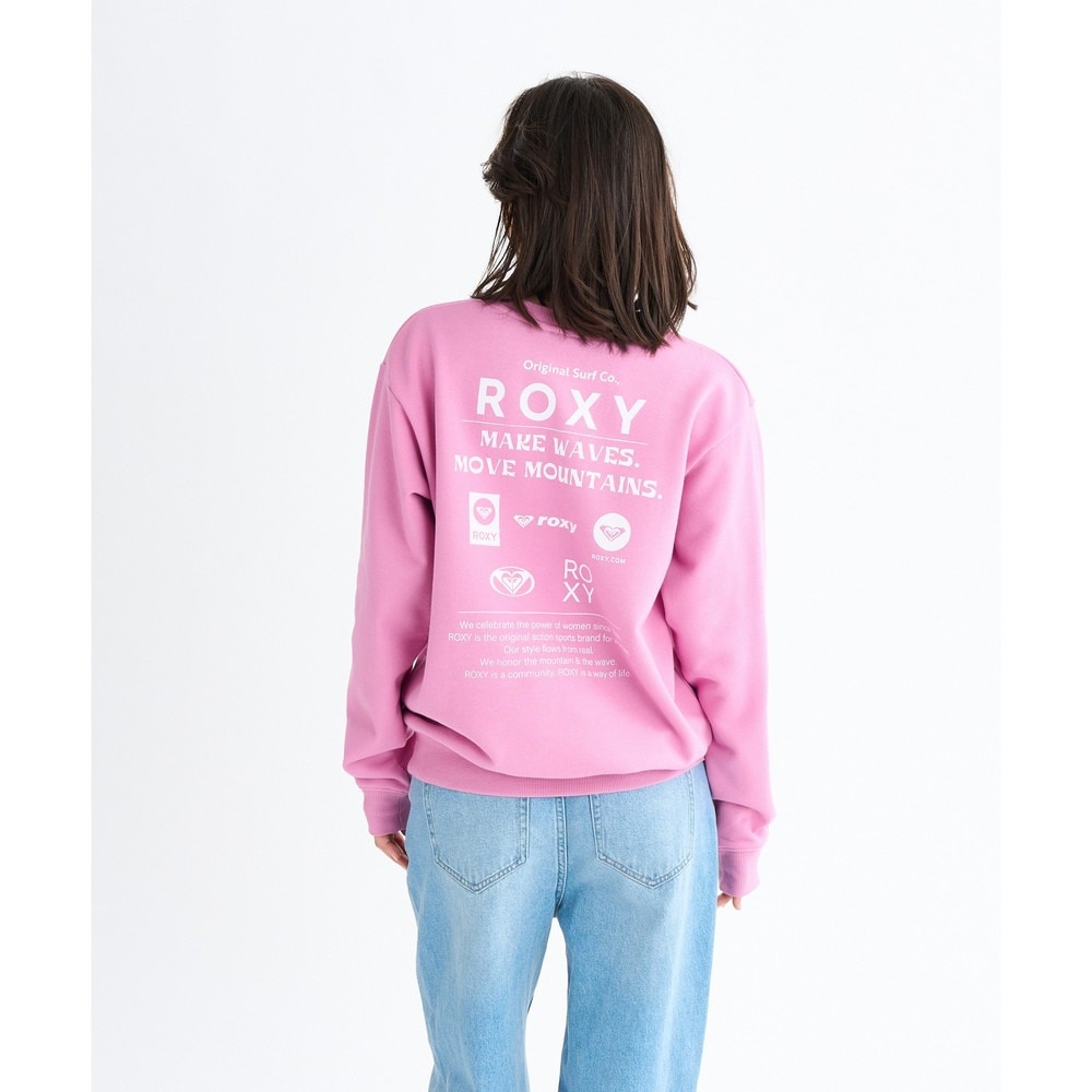 ロキシー（ROXY）（レディース）HISTORICAL ロゴ プルオーバー 25FWRPO254026PNK
