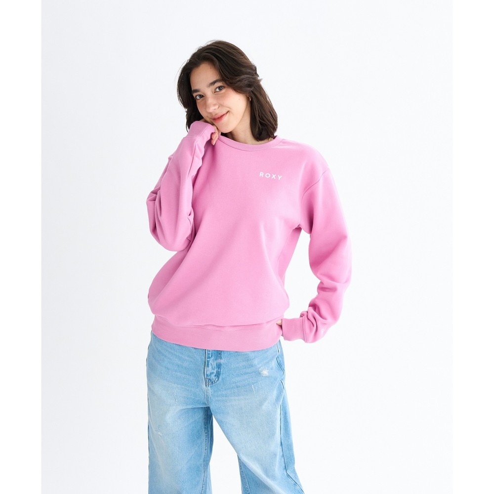 ロキシー（ROXY）（レディース）HISTORICAL ロゴ プルオーバー 25FWRPO254026PNK