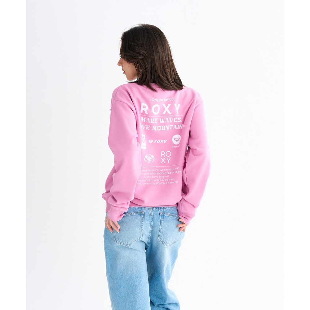 ロキシー（ROXY）（レディース）HISTORICAL ロゴ プルオーバー 25FWRPO254026PNK