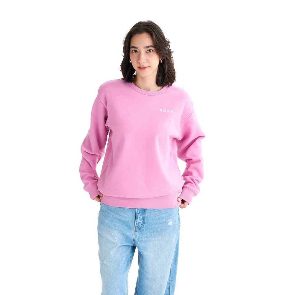 ロキシー（ROXY）（レディース）HISTORICAL ロゴ プルオーバー 25FWRPO254026PNK