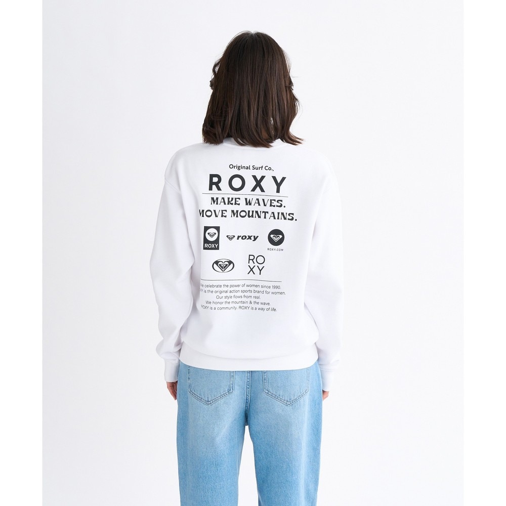 ロキシー（ROXY）（レディース）HISTORICAL ロゴ プルオーバー 25FWRPO254026WHT