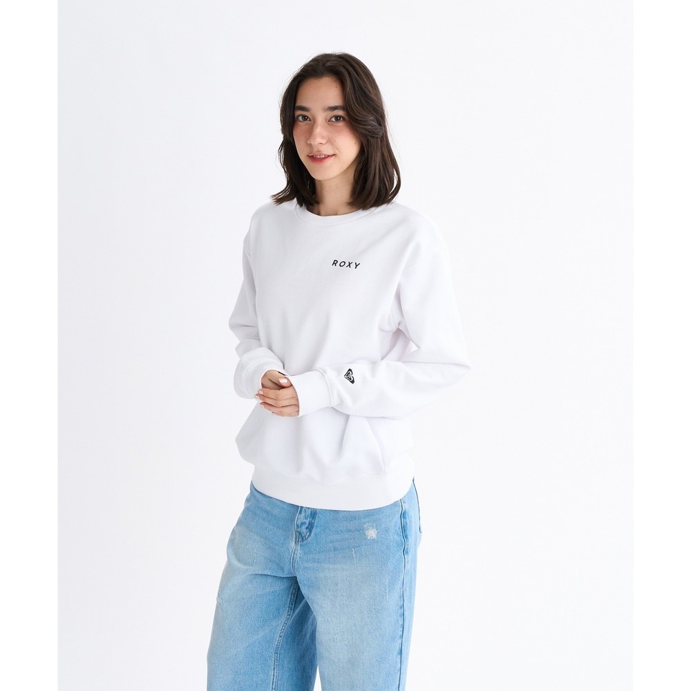 ロキシー（ROXY）（レディース）HISTORICAL ロゴ プルオーバー 25FWRPO254026WHT